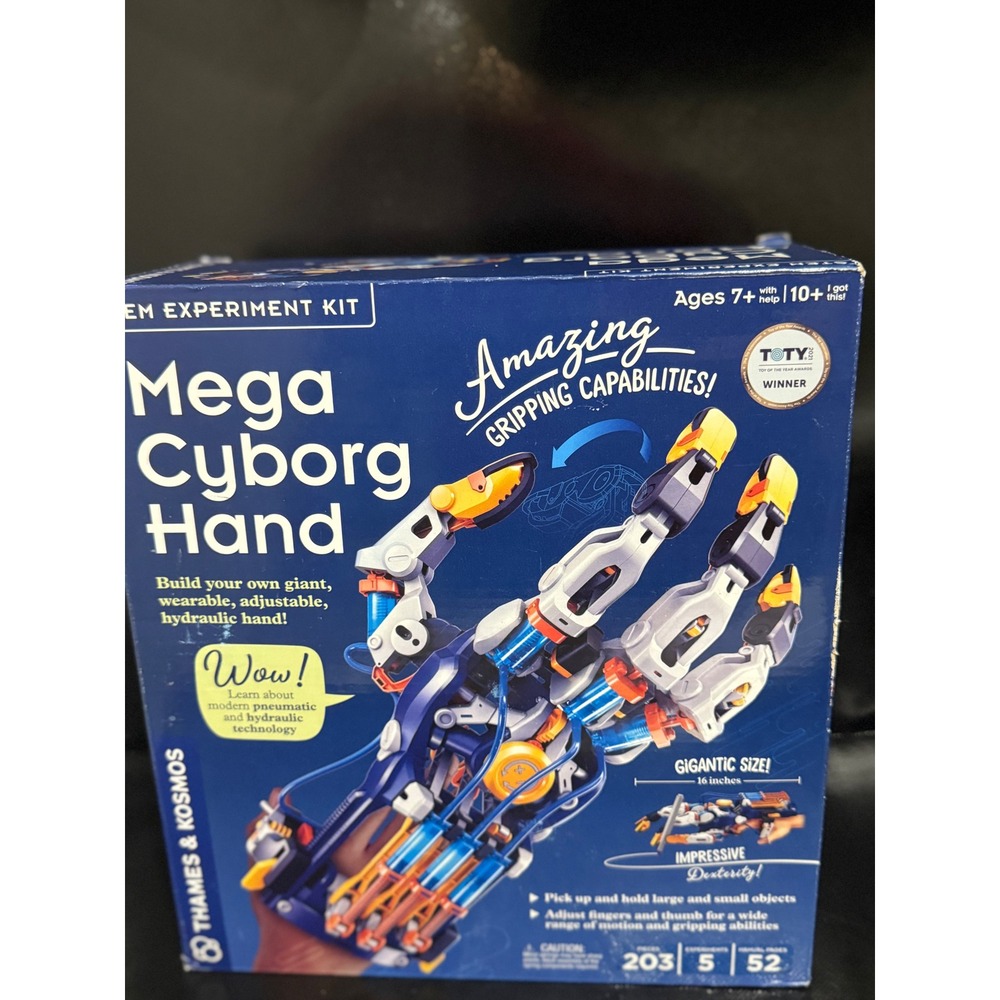 Thames Kosmos Mega Cyborg Hand STEM Experiment Kit Ages 7 Plus NEW